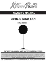 Preview for 1 page of Xtreme Power 92026 Owner'S Manual