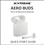 Xtreme AERO BUDS Quick Start Manual предпросмотр