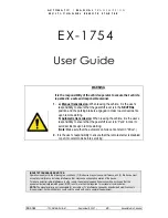 Preview for 1 page of Xtreme EX-1754 User Manual