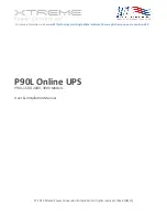 Xtreme P90L-1500 User & Installation Manual preview