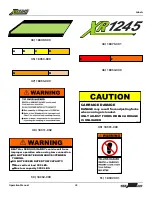 Preview for 28 page of Xtreme xr1245 Operation And Safety Manual