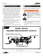 Preview for 45 page of Xtreme xr1245 Operation And Safety Manual