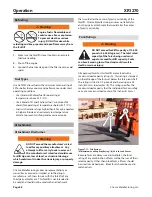 Preview for 60 page of Xtreme XR1270 Operation & Safety Manual