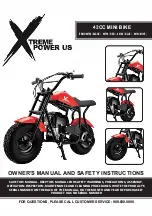 XtremepowerUS 42CC Owner'S Manual And Safety Instructions preview