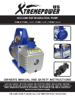 Предварительный просмотр 1 страницы XtremepowerUS 71094 Owner'S Manual And Safety Instructions