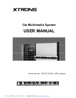 Предварительный просмотр 1 страницы Xtron TD706 User Manual