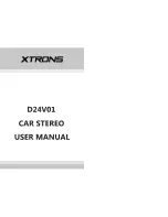 Xtrons D24V01 User Manual предпросмотр