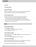 Preview for 12 page of Xtrons D24V01 User Manual