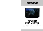 Xtrons HD121THD User Manual preview