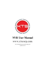 XTS NVR532 User Manual preview