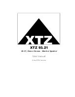 Preview for 1 page of XTZ 93.21 User Manual