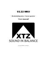 Предварительный просмотр 1 страницы XTZ 93.22 MKII User Manual