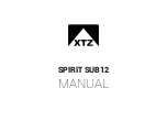 Preview for 1 page of XTZ SPIRIT SUB12 Manual