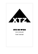 Preview for 1 page of XTZ XTZ 99 W12S User Manual