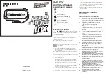 XU1 XLBP-400 Operating Instructions preview