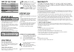 Preview for 2 page of XU1 XLCG-060 Operating Instructions