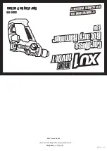 Предварительный просмотр 1 страницы XU1 XLRHS-018 Operating Instructions Manual