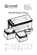 Предварительный просмотр 1 страницы XUNZEL SOLARX-Lithium Series User Manual