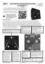 Preview for 1 page of Xvent ELEMENTAIR E - MARK I Quick Manual