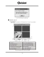 Предварительный просмотр 16 страницы XVision 4 Channel Standalone DVR User Manual