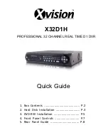 XVision X32D1H Quick Manual preview