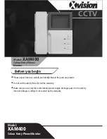 Preview for 1 page of XVision XAM400 User Manual