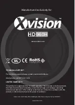 Предварительный просмотр 12 страницы XVision XC960T User Manual