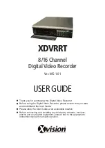 XVision XDVRRT User Manual preview