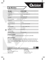 Preview for 16 page of XVision XPD721W User Manual      L