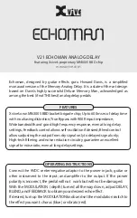 Preview for 1 page of Xvive ECHOMAN Quick Start Manual