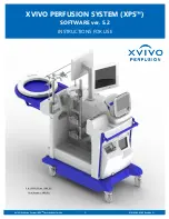 XVIVO XPS Instructions For Use Manual предпросмотр