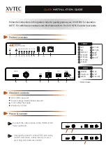 Предварительный просмотр 1 страницы XVTEC XVC-HEVC Quick Installation Manual