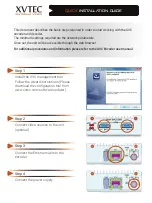 Preview for 1 page of XVTEC XVC Series Quick Installation Manual