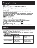 Предварительный просмотр 4 страницы XX.Y BTT009 Manual