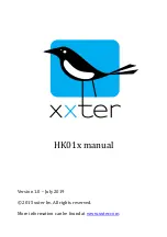 xxter HK01 Series Manual предпросмотр