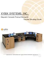 XYBIX SYSTEMS Dispatch Console Product Manual &  Trouble Shooting Manual preview