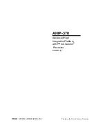 Preview for 1 page of Xycom AHIP-370 Manual