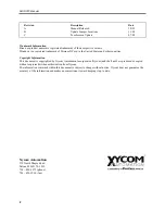 Предварительный просмотр 2 страницы Xycom AHIP-370 Manual