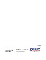 Предварительный просмотр 18 страницы Xycom SXT2011 Hardware Manual