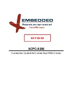 Xycom XEMBEDDED XCPC-9200 Manual предпросмотр