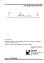 Предварительный просмотр 2 страницы Xycom XVME-202 Manual