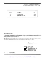 Preview for 3 page of Xycom XVME-601 Manual