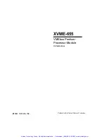 Preview for 2 page of Xycom XVME-655 Manual