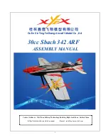 Xyfx 30cc Sbach 34 2 ARF Assembly Manual preview