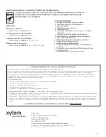 Preview for 21 page of Xylem 10SHV Installation, Operation And Maintenance Instructions