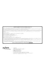 Preview for 32 page of Xylem 10SHV Installation, Operation And Maintenance Instructions