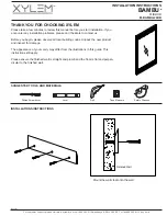 Xylem BAMBU M-BAMBU-26DB Installation Instructions предпросмотр