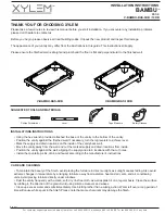 Preview for 1 page of Xylem BAMBU V-BAMBU-BAS-6DB Installation Instructions