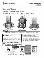 Xylem Bell & Gossett Domestic CC Series Instruction Manual preview