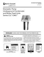 Xylem Bell & Gossett Domestic CU Series Instruction Manual предпросмотр